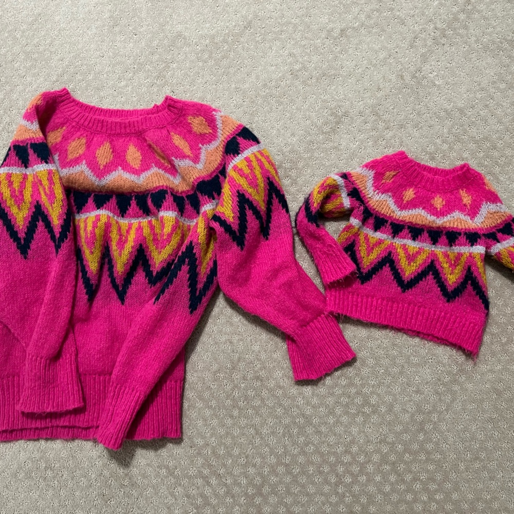Cat & Jack Mommy and Me Sweaters